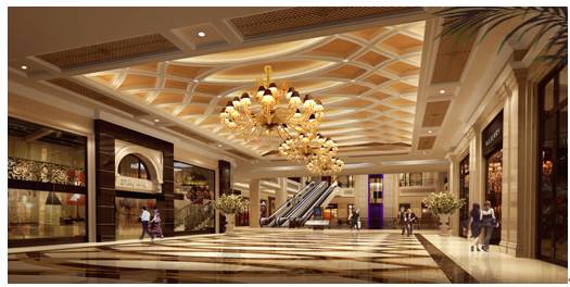 11    商場(chǎng)裝修裝飾中的吊燈.jpg